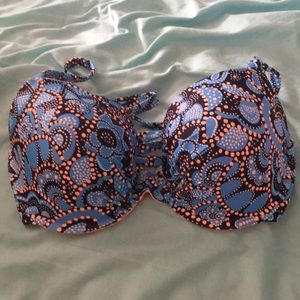 Blue Aerie Lightly Lined Bikini Top